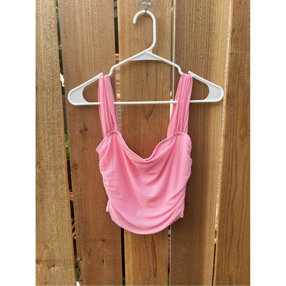 Pink Crop Top